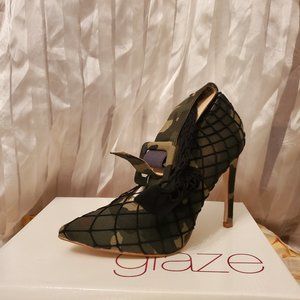 Camouflage with Net Heels